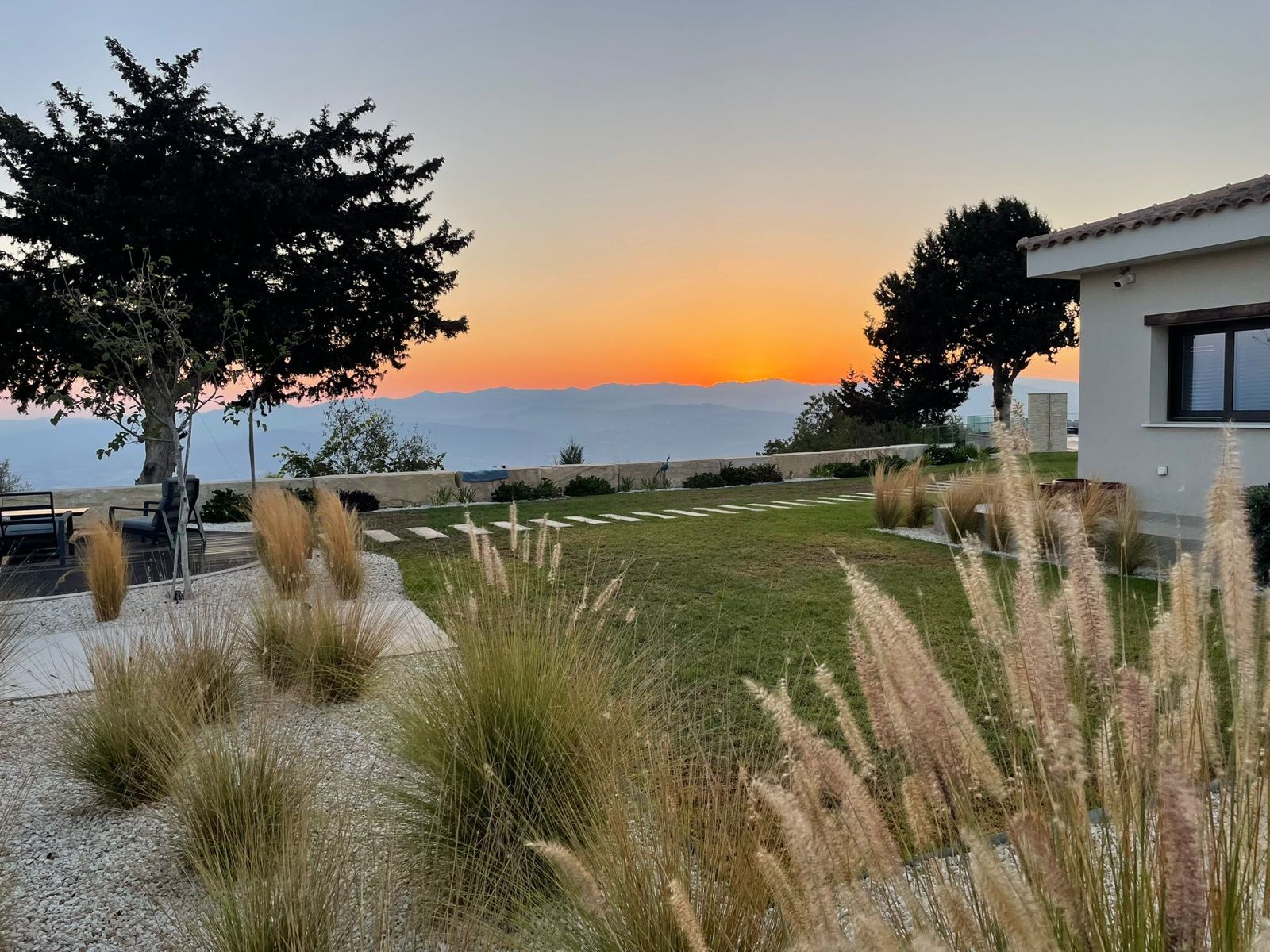 A shared table beneath Mediterranean skies